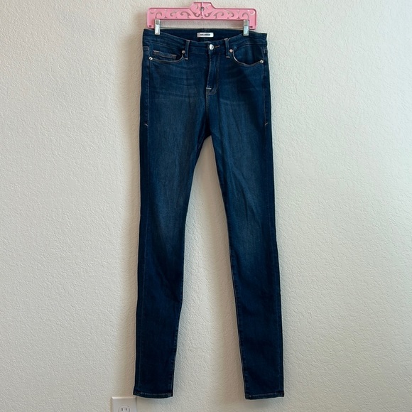 Good American Good Legs High Rise Blue 004 Size 12/31 - Picture 3 of 9